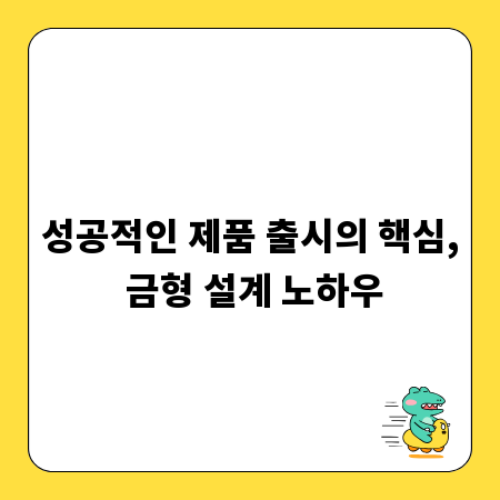 성공적인 제품 출시의 핵심, 금형 설계 노하우