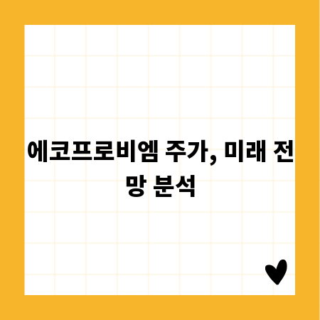 에코프로비엠 주가, 미래 전망 분석